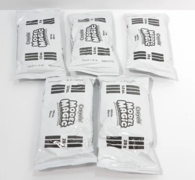 Crayola Model Magic Clay Lot 5 Packs 1oz 白色 — 第 1/2 张图片