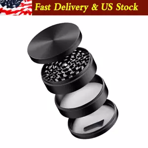 4 Layer 3 inches LARGE Portable Zinc Alloy Grinder Herb & Spice Tobacco Grinder- - Picture 1 of 11