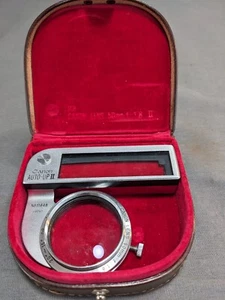 Canon Rangefinder Auto Up II Macro Attachment from 1953 With Leather Case - Picture 1 of 7