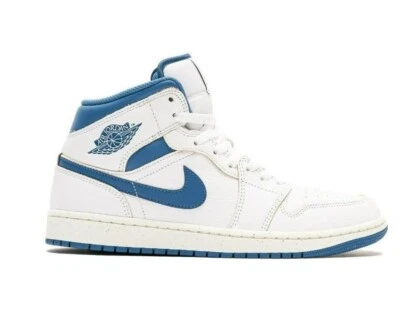 Nike Air Jordan 1 MID SE White/Industrial Blue/Sail Herren Sneaker (FN5215-141)