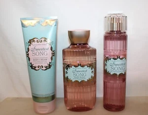 Bath & Body Works Sweetest Song Body Wash, Body Cream & Fragrance Mist - Picture 1 of 1