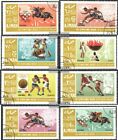 Ajman 189A-196A (Complete Issue) Used 1967 Vorolympische. Summe