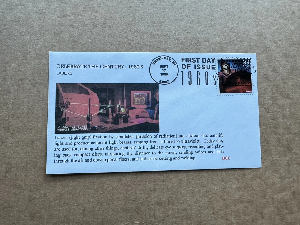 US Celebrate Century FDC #3188 (1960-12) +Lasers & Moon Distance Measurement - Image 1 of 1