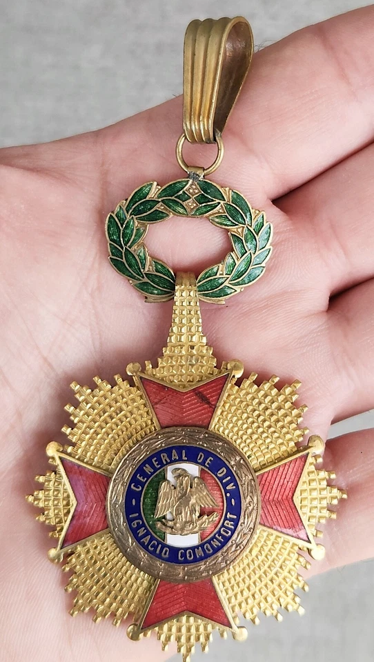 墨西哥秩序卫士共和国十字勋章 Ignacio Comonfort 1920 年代将军 — 第 1/4 张图片