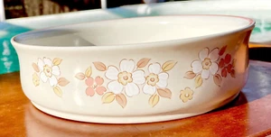 Chantilly Fleur De Bois 9" Round Stoneware Japan Baking / Casserole Dish Vintage - Picture 1 of 8