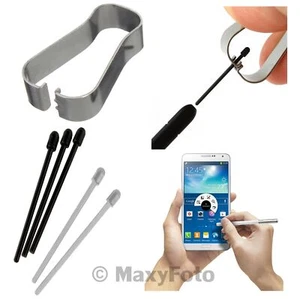 RICAMBIO PUNTE STYLUS PENNINO ORIGINALE SAMSUNG PER GALAXY NOTE 3 N9000 GRIGIO - Foto 1 di 8