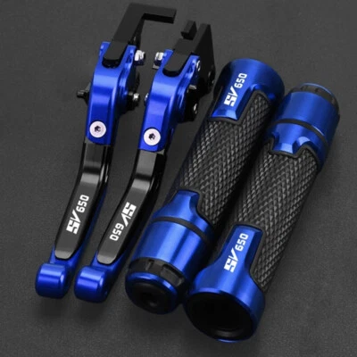 For SUZUKI SV650 S 1998-2022 Extendable Brake Clutch Levers Handle Grip Ends - Imagem 1 de 4