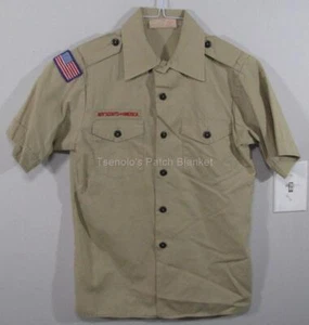 Pfadfinder jetzt Pfadfinder BSA Uniform Hemd Größe Jugend Large SS KOSTENLOSER VERSAND 105 - Bild 1 von 5