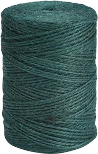 Green Garden Jute String Twine Rope Meter For Crafts Gifts Tag Garden 100 - 200M - Picture 1 of 24