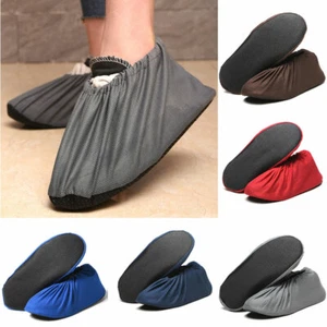 1 Pairs Shoe Covers Reusable Washable Non Slip Work Boot Overshoes for Indoor - Picture 1 of 17