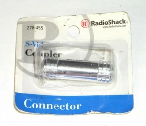 Radi Shack 278-455 S-Video Kupplung verbindet 2 Stecker Super VHS Stecker - Bild 1 von 2