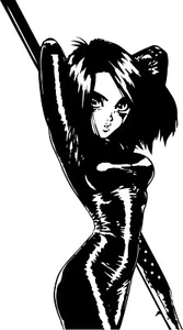Battle Angel Alita decal sticker for car/truck laptop window custom - Picture 1 of 1