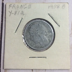 1958 B France 1 Franc Coin - Picture 1 of 2