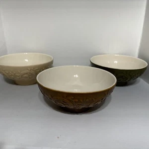 Haeger Schalen, 3er Set USA 102 Vintage Klassiker drei Farben - Bild 1 von 10