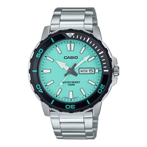 Casio Watch MTD125D-2A2 Gents Analogue Day Date 100m WR Stainless Steel RRP $299 - Picture 1 of 3