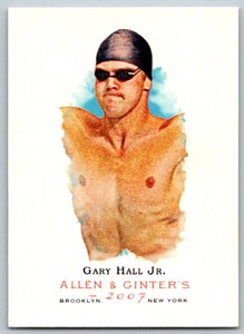 2007 Topps Allen & Ginter #321 Gary Hall Jr. Olympic Swimmer