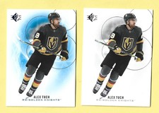 Alex Tuch Vegas 2020-21 Upper Deck SP Hockey Blue Parallel & Base Card