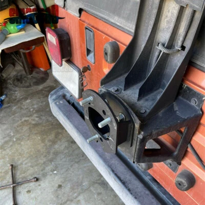 Soporte de rueda portador de neumático de repuesto para Jeep Wrangler 87-95 YJ, 97-06 TJ, 07-17 JK Foto 1 de 4