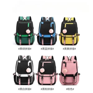 fashion Backpack USB Charge Computer Travel Backpacks 18"Laptop kids unisex bags - Picture 1 of 25