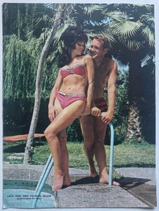 LAYA RAKI & PATRICK ALLEN - 1964 full page magazine annual poster CRANE - Picture 1 of 1