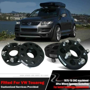 4Pcs 5X130 71.6CB 30mm Thick Hubcenteric Wheel Spacer Adapters For VW Touareg - Picture 1 of 12