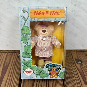 Vintage 1986 Panosh Place Furskins FANNIE FAYE bewegliche Puppe Spielzeug 6 Zoll groß Neu im Karton - Bild 1 von 7