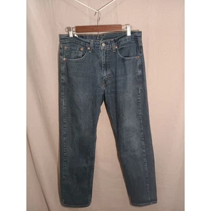 Pantalones de mezclilla para hombre Levi’s 505 corte regular azul pierna recta talla 34x30 - Imagen 1 de 6