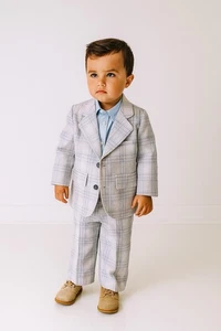 Kids Sears Vintage 80s Formal Suit - Picture 1 of 10