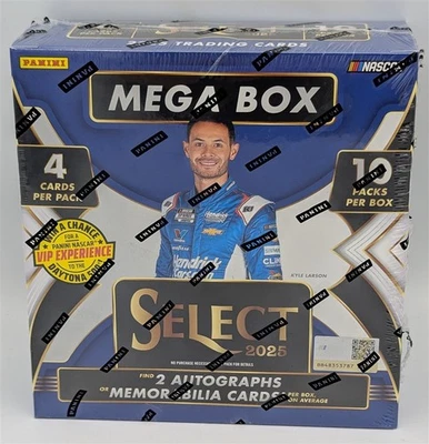 Factory Sealed Mega Box 2025 Panini Select NASCAR Racing Trading Cards - Image 1 of 4