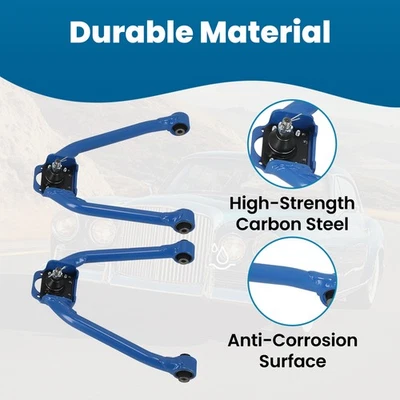 2x Kit de brazos de control de inclinación superior delanteros ajustables para Nissan 350Z Z33 2003-2009 Foto 1 de 4