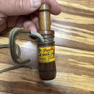 Vintage Faulk's WA-33A International Champion Wooden Mallard Duck Call Hunting - Picture 1 of 9