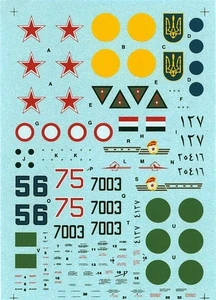 Hi-Decal Line HDL 72-028 MiG-25 Foxbat A/E 1/72 scale decals - Picture 1 of 1