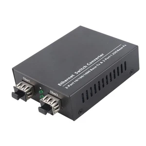Fiber Transceiver Plug And Play Up To 120km SFP To RJ45 Fiber Media Converter CB - Afbeelding 1 van 31