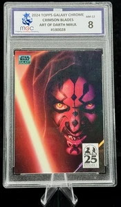 2024 Topps Star Wars Galaxy Crimson Blade Art of Darth Maul #AM-12 MGC 8 - Picture 1 of 3