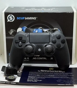 🎮 Boxed Scuf Infinity 4PS PRO Total Black PS4/PC Controller + EMR🔥 - Picture 1 of 7