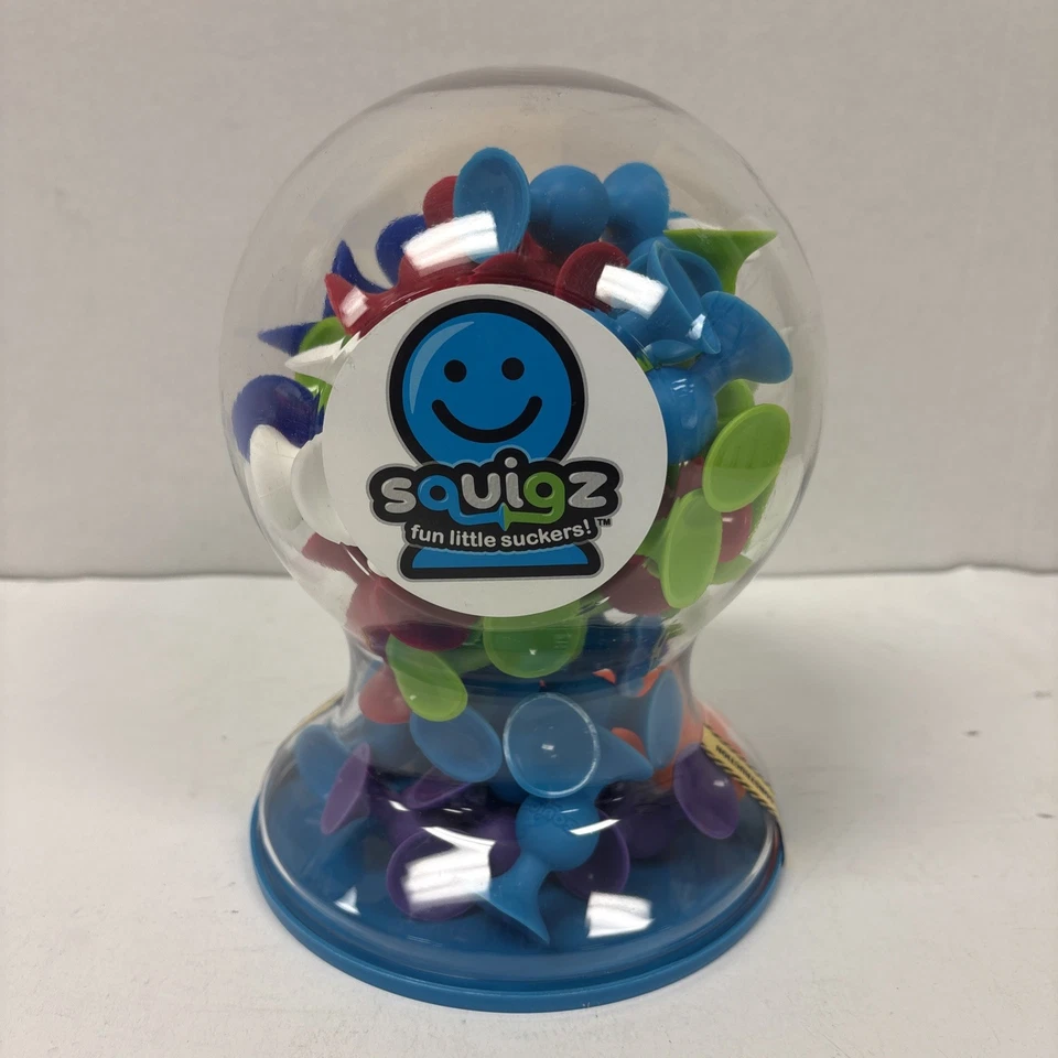 Fat Brain Toy Co Squigz Fun Little Suckers! 8 Cool Shapes High Grade Silicone ¹⁶ - Image 1 of 4