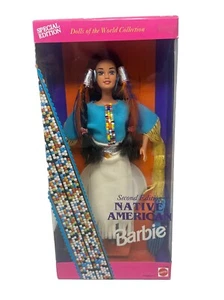 Native American Barbie Second Edition 1993 NRFB Dolls Of The World - Picture 1 of 7