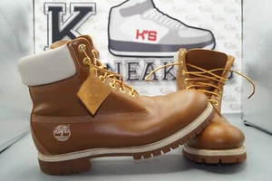 Timberland 6 pollici stivali/stivali impermeabili EU 45 US 11 pelle marrone tuttofare - Foto 1 di 13