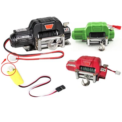 Metal Winch Wireless Remote Controller Kit for 1/10 Axial SCX10 TRX4 D90 Crawler - Image 1 of 4