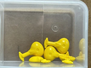 LEGO Parts - Yellow Trolls Mandolin / Lute - No 65468a - QTY 5 - Picture 1 of 1