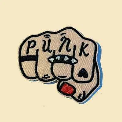 Iron-On Punk Patch/Rebellion Symbol/Music Festival Gear/Iron on Patch Lover/DIY - Image 1 of 2