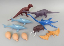 Vintage Invicta dinosaur figure toy lot British Museum History 1970s T-Rex