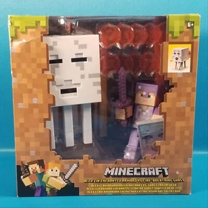 Mattel Minecraft ALEX vs FIRE-BREATHING FIREBALL GHAST Battle in a Box NEW 2017 - Picture 1 of 16
