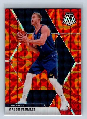 2019 Panini Mosaic #3 Mason Plumlee Reactive Orange Denver Nuggets - Image 1 of 2