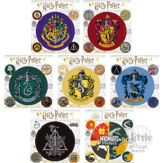 Adesivos de vinil americanos de Harry Potter - Coleção Ravenclaw / Corvinal