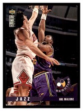 1995 Collector's Choice #347 KARL MALONE Utah Jazz ~F6Y