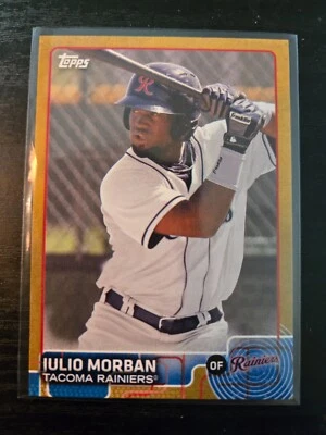 2015 Topps Pro Debut Gold #76 Julio Morban Seattle Mariners - Image 1 of 2