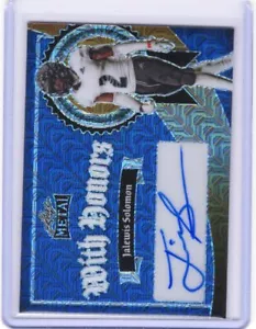 2024 Leaf Metal #WH-JS1 Jalewis Solomon With Honors Mojo Blue #/8 - Picture 1 of 2