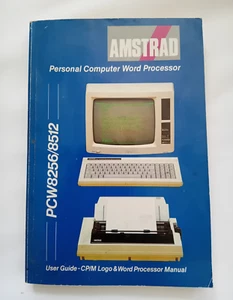 Amstrad PCW8256/8512 User Guide/Manual Paperback CP/M Logo & Word Processing - Picture 1 of 7