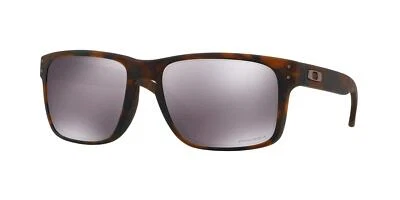 Oakley Holbrook Matte Brown Tortoise/Prizm Black 57 mm Sunglasses OO9102-F455 - Image 1 of 4